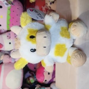 Cute & Cuddly Yellow Cow Plush